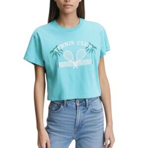 Wildfox Tennis Club Jamie Tee Turquoise ( S )